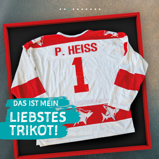 Eishockeytrikot im Living.Steel Trikotrahmen