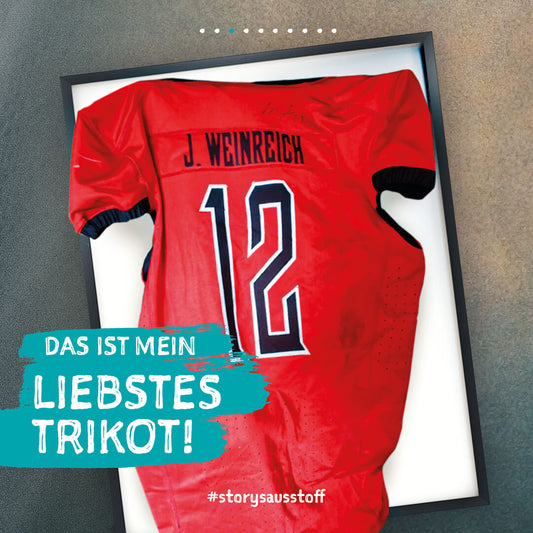 Trikot im Living.Steel Trikotrahmen