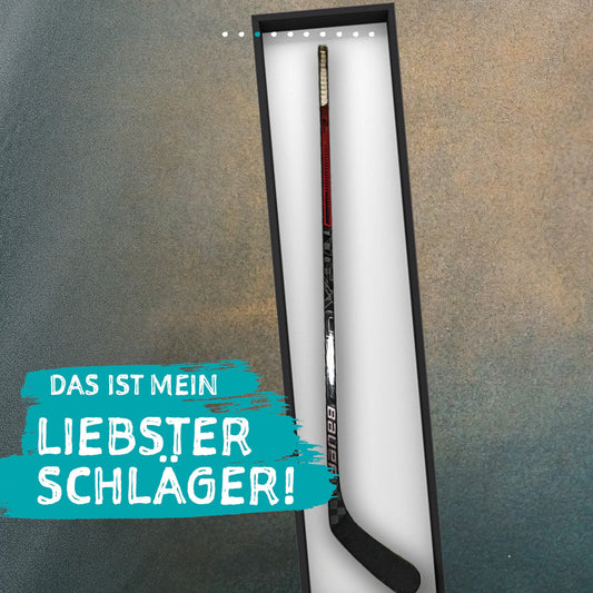Eishockeyschläger im Living.Steel Schlägerrahmen