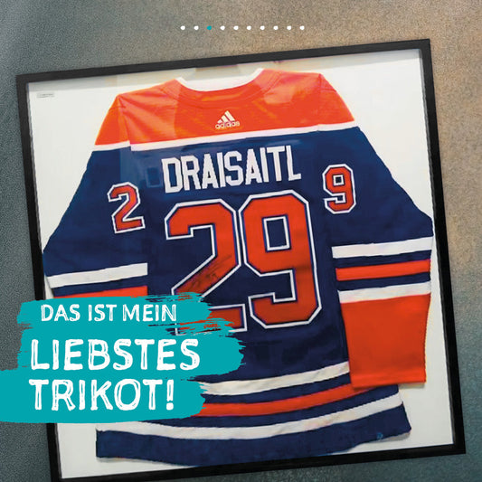 Eishockeytrikot im Living.Steel Trikotrahmen